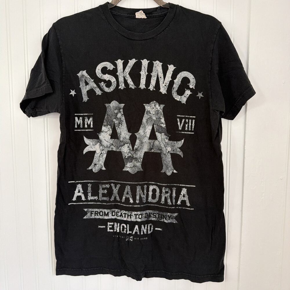 Band T-Shirt Bay Island Size Large 2013 Asking Alexandria From Death To Destiny